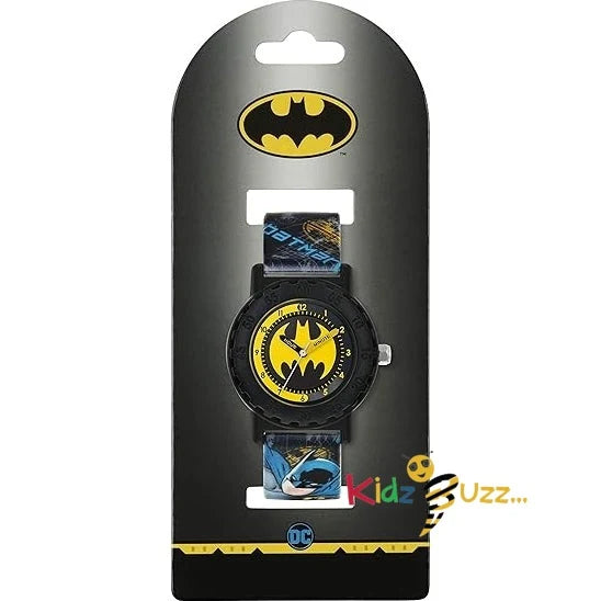 Batman Boy's Analog Quartz Watch with Silicone Strap