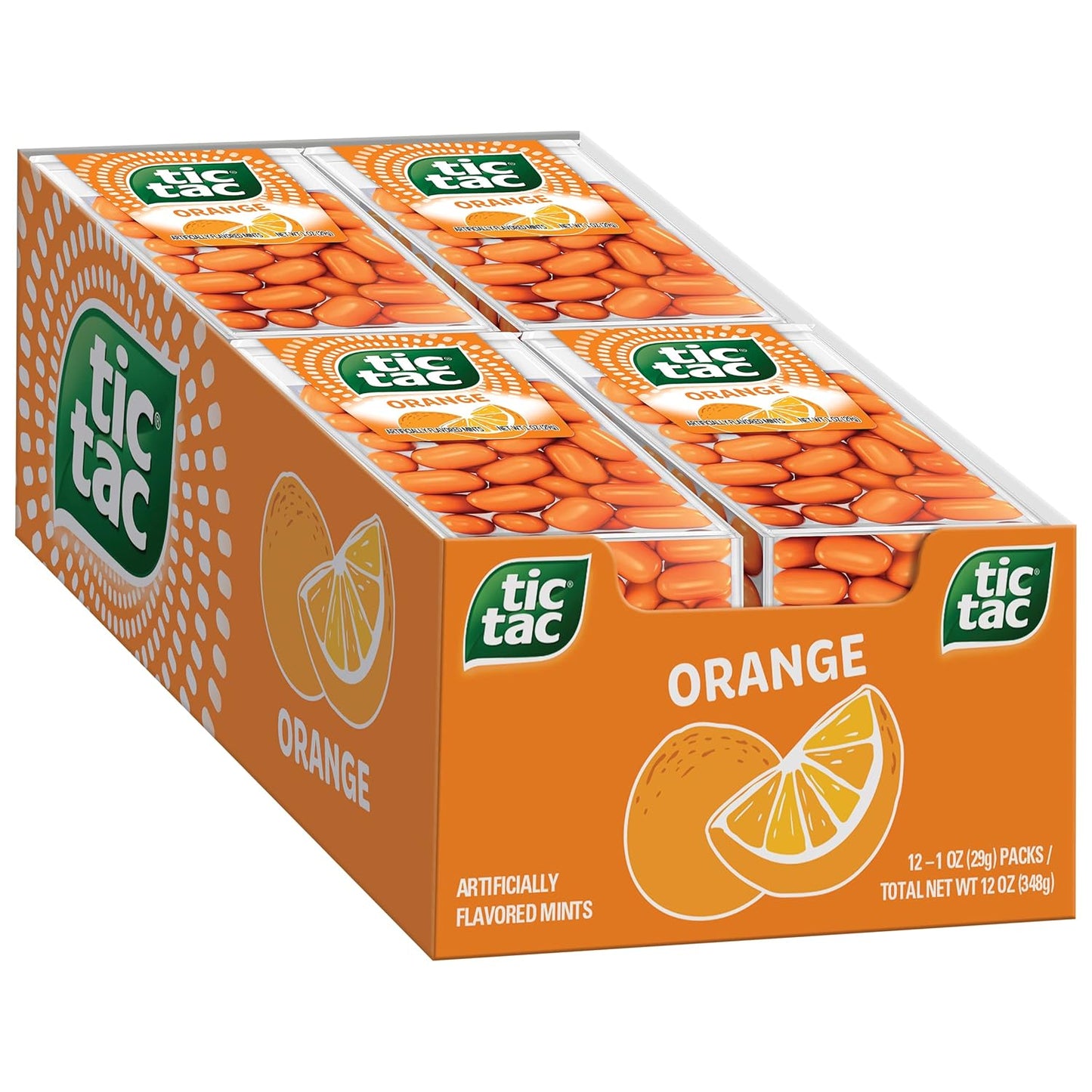 Tic Tac Mints, Orange, 1 oz. (Pack of 24)