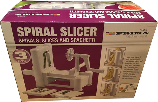 3 Blade Spiral Slicer for Slices and Spaghett