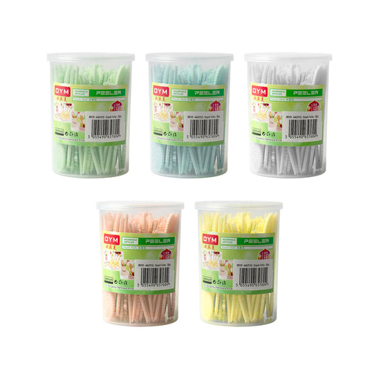 38Pcs Plastic Snack Forks