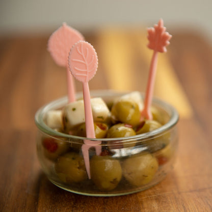 38Pcs Plastic Snack Forks