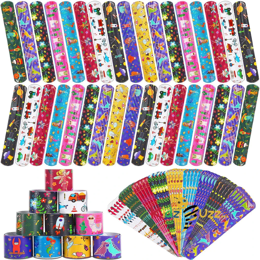 Slap Bracelets for Kids Slap Bands (Pack of 3)