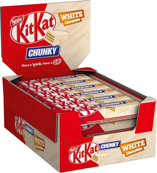 Nestlé KitKat Chunky White 40g (Pack of 24)