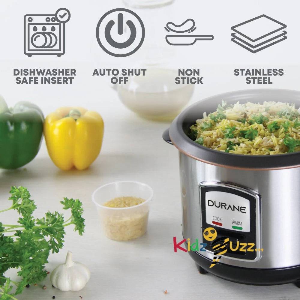 Durane Steel Rice Cooker 800ml- Kitchenware Accessories