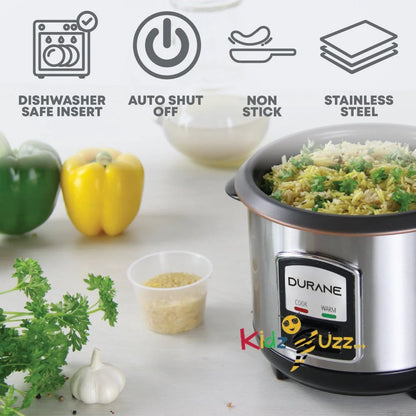 Durane Steel Rice Cooker 800ml- Kitchenware Accessories
