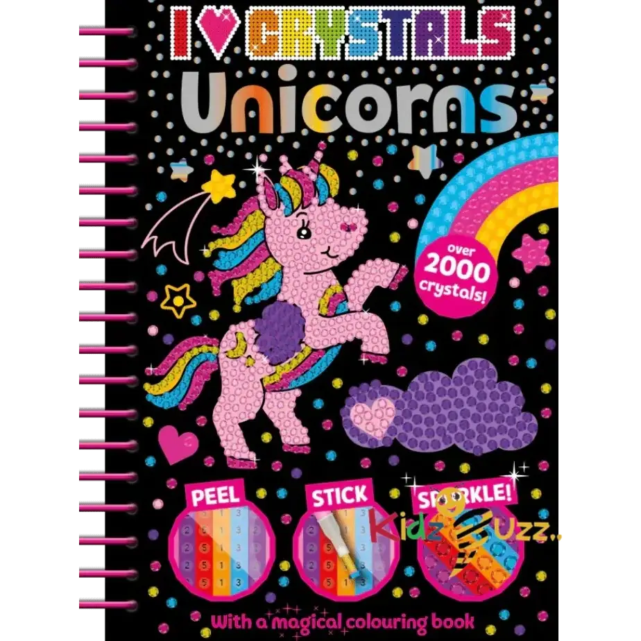 I Love Crystals Book Unicorns
