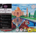 Taj Mahal Tigers Crystal Art Kit 40x50cm