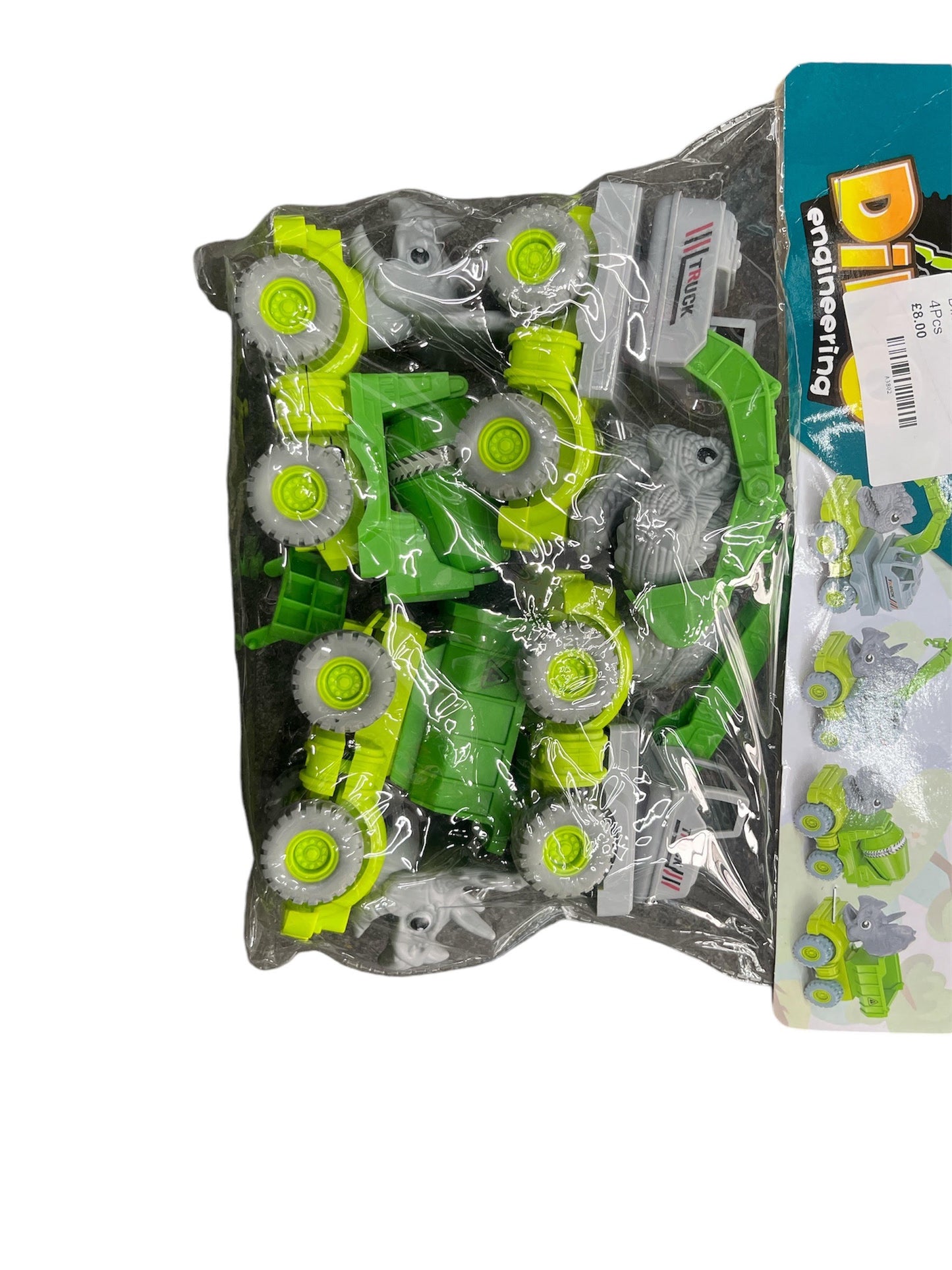 Dino Engineering Car 4Pcs