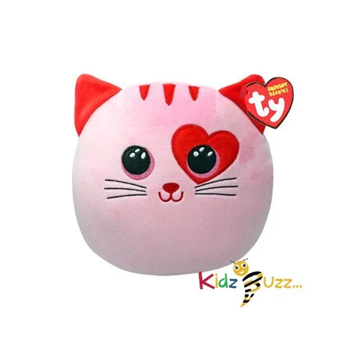 TY Squishy Beanie Flirt Cat- Soft Plush Toy