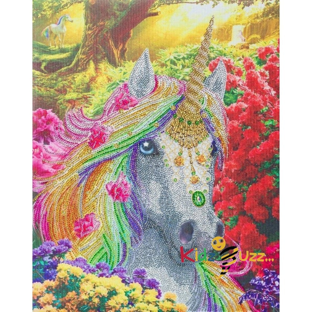 Unicorn Forest Crystal Art 40 X 50cm