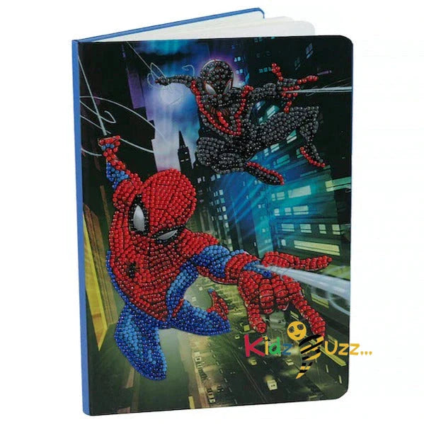 Spiderman Crystal Art Notebook 18x26cm, Crystal Art Notebook