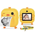 Instant Camera for Kids I Mini Thermal Printing Camera I Cute Animal Cartoon Design