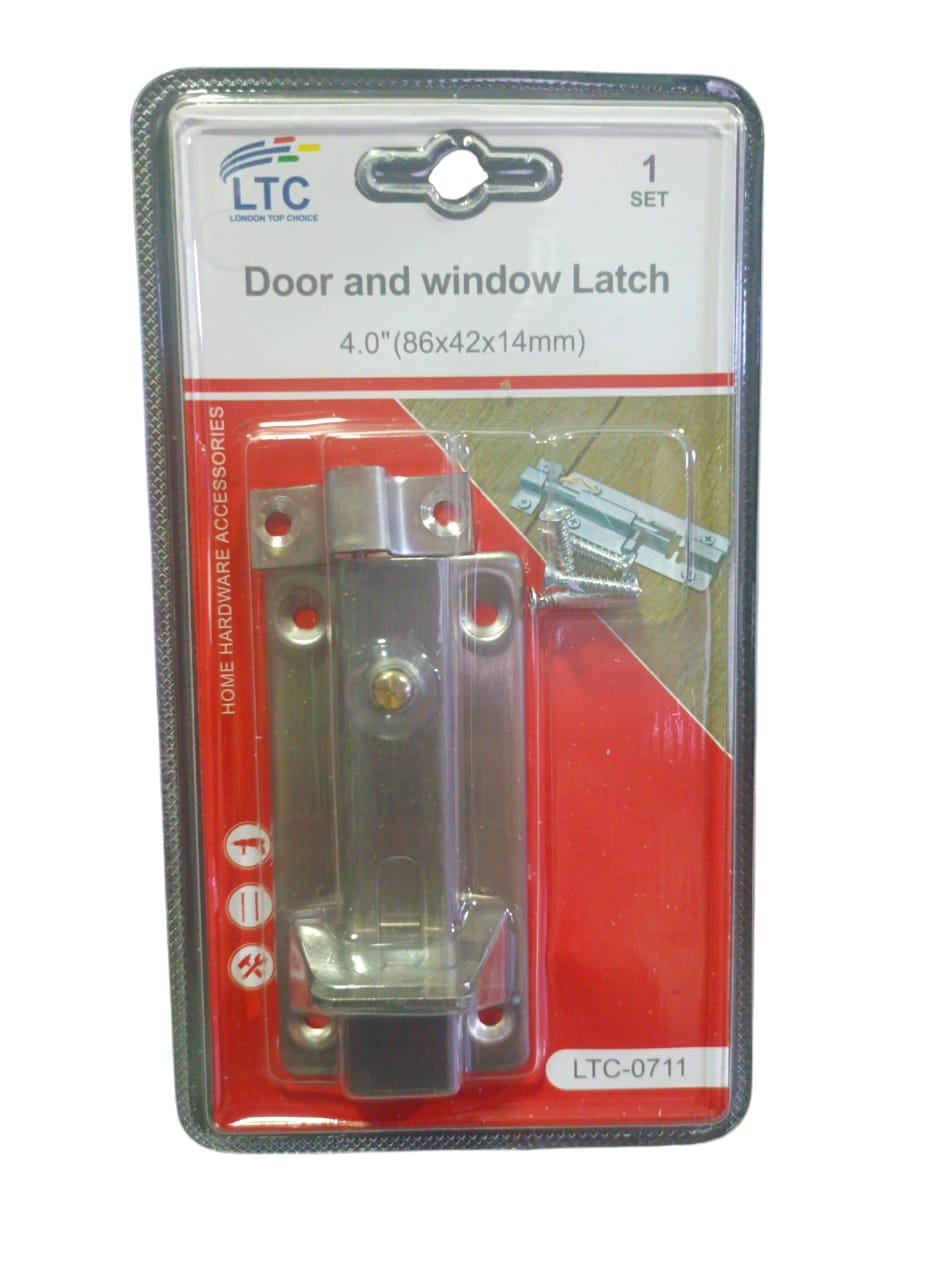 Door and Window Latch 4" (Pack Of 2)