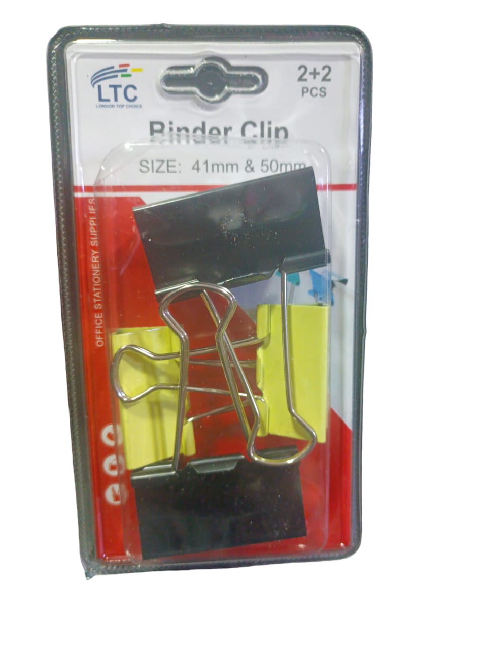 4Pcs Binder Clip 41mm & 50mm (Pack Of 3)