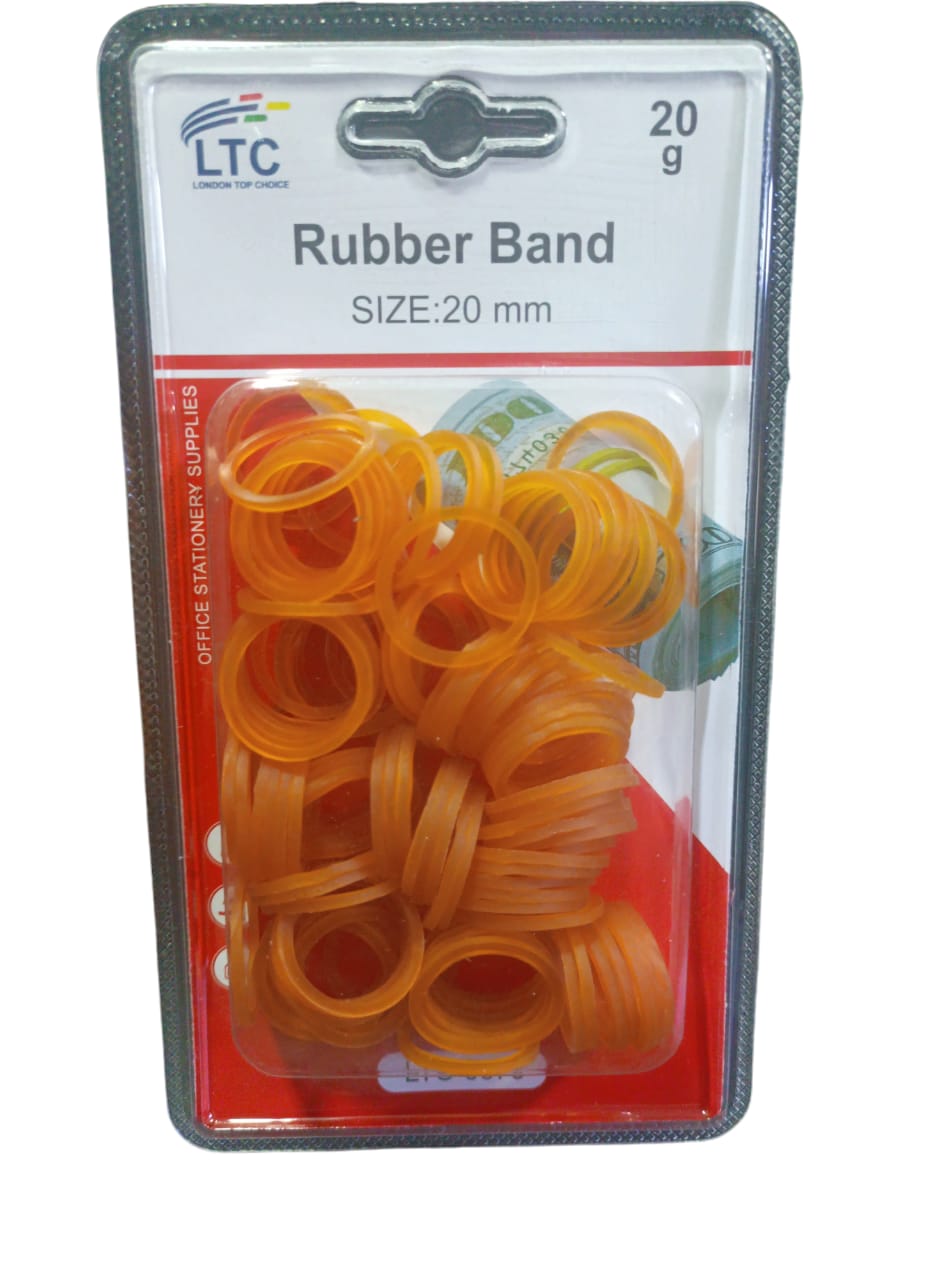 LTC 20g Rubber Band 20mm (Pack Of 5)