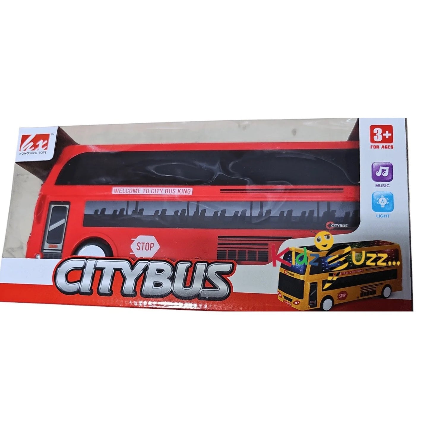 City Bus Light & Music Educational Toy For Children Kids