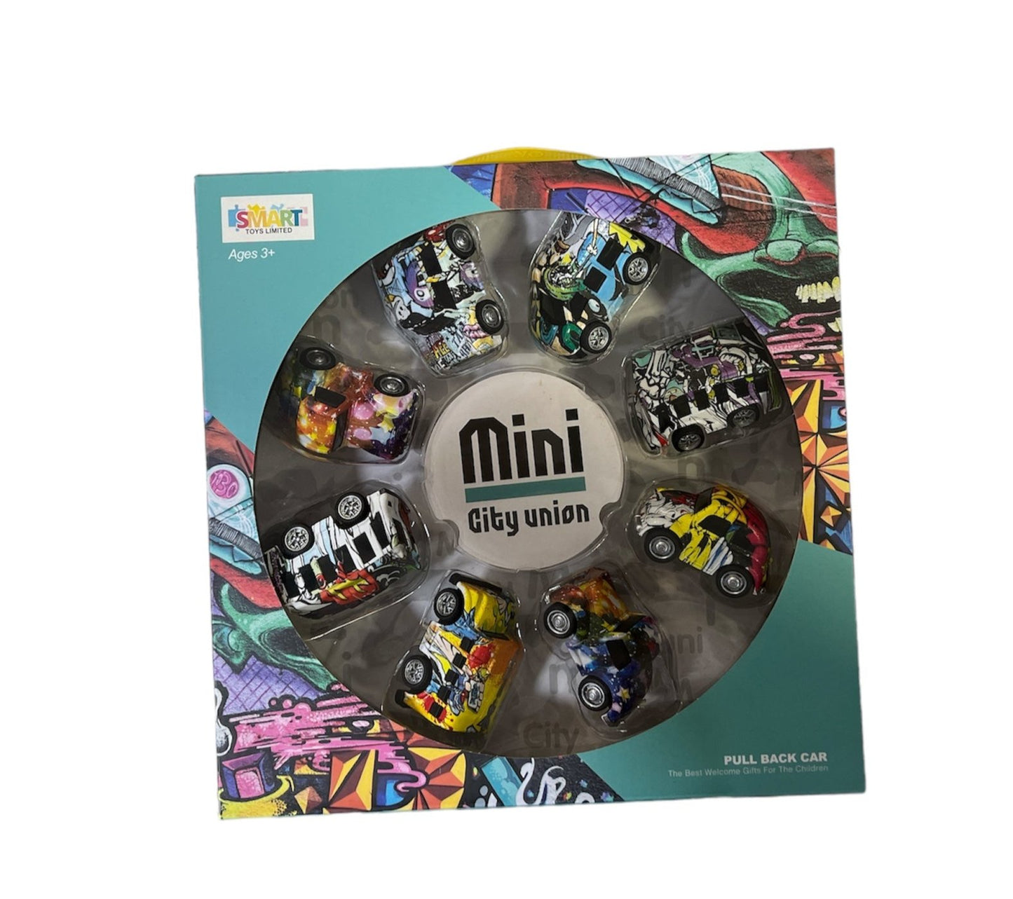 Rainbow Mini City Union Pull Back Car Toy