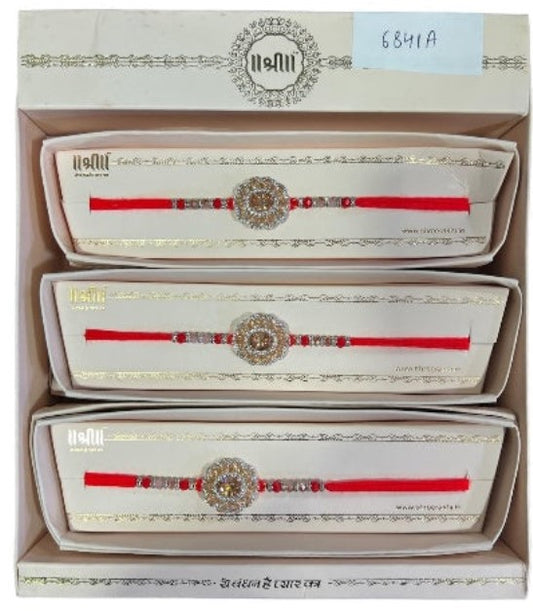 Shree Rakhi 6841A- Elegant Rakhi Thread For Rakhsa Bandhan