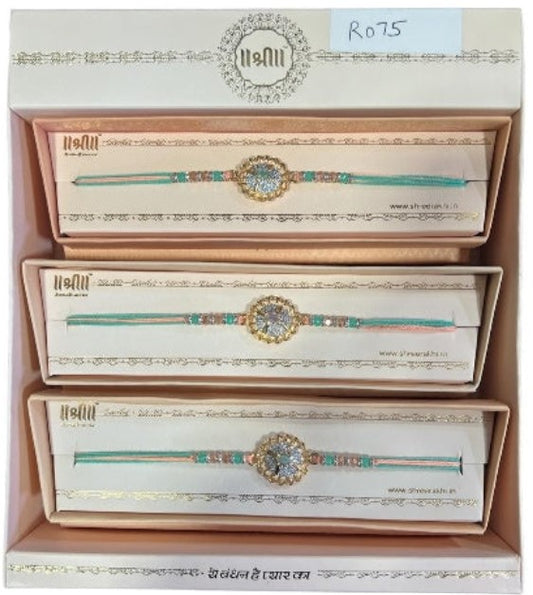 Shree Rakhi RO75- NEW Elegant Rakhi For Raksha Bandhan