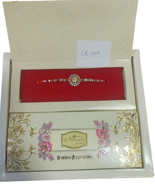 Avyaan Rakhi CR104 Beautiful Designer Raksha Bandhan Rakhi Gift