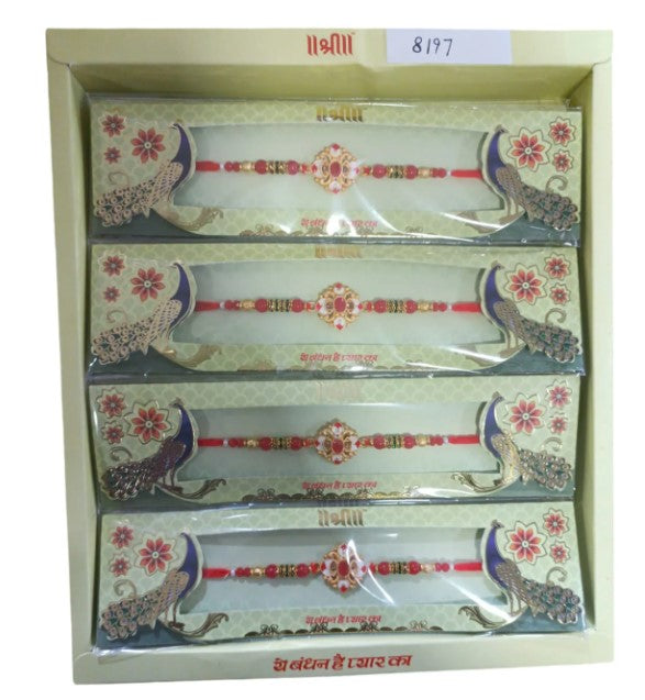 Shree Rakhi 8197-Rakhi Thread Rakhee for Brother Raksha Bandhan