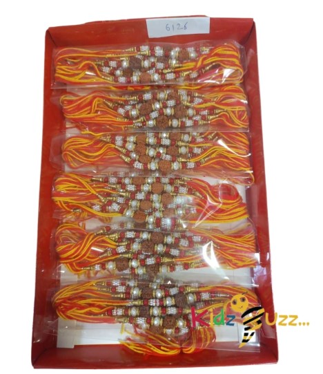 Shree Rakhi 6126-New Rakhi Thread For Rakhsha Bandhan (PACK OF 12)