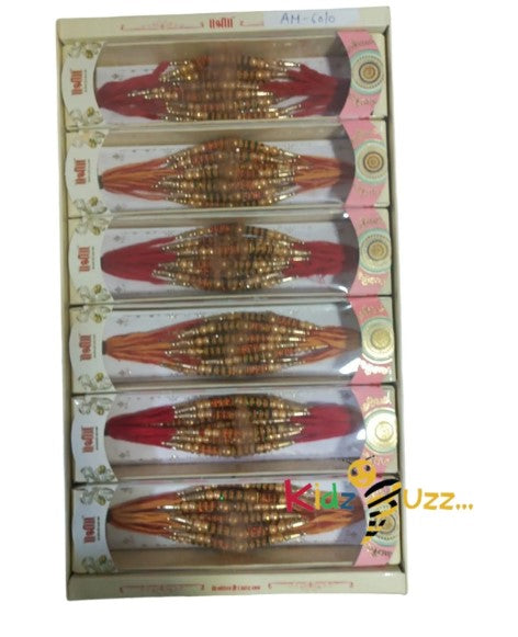 Shree Rakhi AM6010- New Rakhi Thread For Raksha Bandhan(Pack of 12)