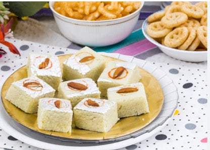Festival Special Premium (Almond Barfi) Delicious Indian Traditional Sweets To Sweeten Up Your Celebration Best Gift For All Occasions Rakhi,Marriage,Diwali,Holi