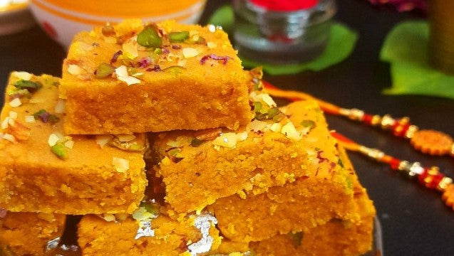 Festival Special Premium (Besan Burfi) Delicious Indian Traditional Sweets To Sweeten Up Your Celebration Best Gift For All Occasions Rakhi,Marriage,Diwali,Holi