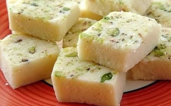 Festival Special Premium (Coconut Barfi) Delicious Indian Traditional Sweets To Sweeten Up Your Celebration Best Gift For All Occasions Rakhi,Marriage,Diwali,Holi