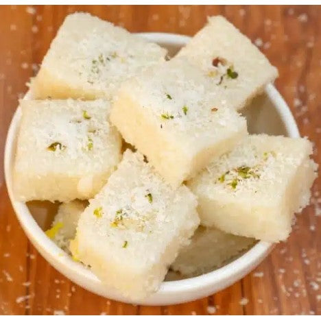 Festival Special Premium (Coconut Barfi) Delicious Indian Traditional Sweets To Sweeten Up Your Celebration Best Gift For All Occasions Rakhi,Marriage,Diwali,Holi