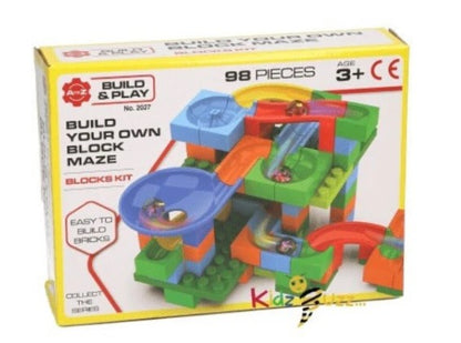 DIY ROLLING BALL BLOCK GAMES 98PCS Toy For Kids