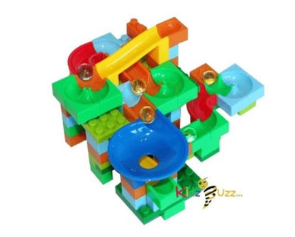 DIY ROLLING BALL BLOCK GAMES 98PCS Toy For Kids