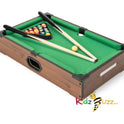 20' Table Pool Game-Wooden Classic Games Table, Indoor Outdoor Game for Kids