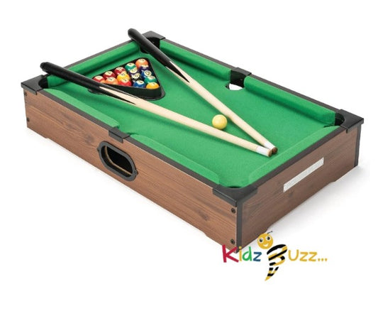 20' Table Pool Game-Wooden Classic Games Table, Indoor Outdoor Game for Kids