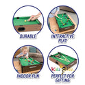 20' Table Pool Game-Wooden Classic Games Table, Indoor Outdoor Game for Kids