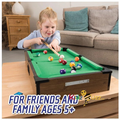 20' Table Pool Game-Wooden Classic Games Table, Indoor Outdoor Game for Kids
