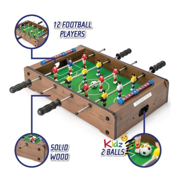 20' Table Top Football Game- Wooden Outdoor Indoor Game for Kids and Adults