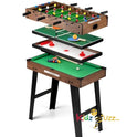 27" 4-in-1 Multi-Sports Game Table Set - Indoor Family Games For Kids and Adults