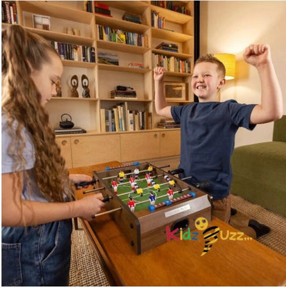 27" Table Top Football Game- Wooden Outdoor Indoor Game for Kids and Adults