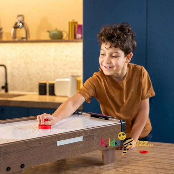 28' Air Hockey Table Game -Wooden Portable Table Game for Kids and Adults