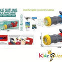 39 Holes Bubble Gatling Machine Gun Blower Rechargeable Garden Girls Boys Toy