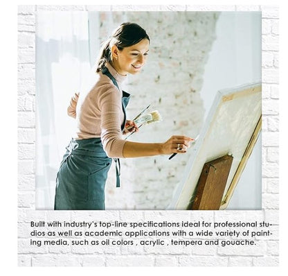 40cm x 30cm Plain White Canvas for Painting Sketching Drawing | Ideal for Oil Paints and Acrylics Plain Canvas for Painting | Canvases for Acrylic Painting | Blank Art Canvas | Art Supply