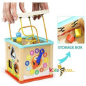 5-in-1 Wooden Activity Cube