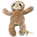 55CM Silly Sloth Plush Toy Kawaii Brown Sloth Doll Soft Stuffed Plush