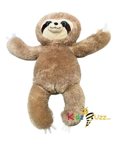 55CM Silly Sloth Plush Toy Kawaii Brown Sloth Doll Soft Stuffed Plush