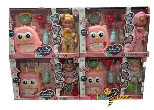 Babies To Love 6 IN 1 Collection Baby Doll With Accessories Gift Toy
