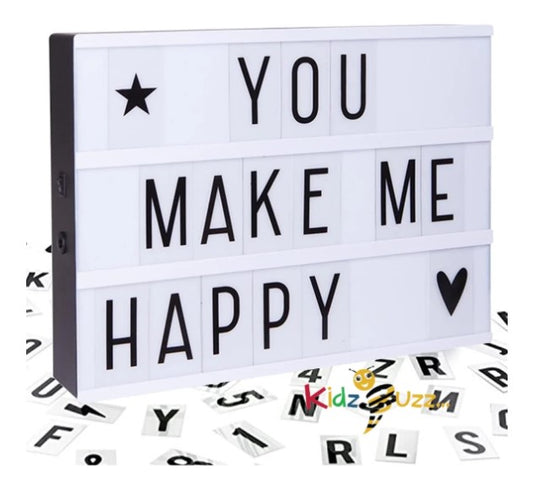 A4 Cinematic Lightbox -Illuminated Bright LED Light Up Box I Decoration Party