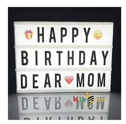A4 Cinematic Lightbox -Illuminated Bright LED Light Up Box I Decoration Party