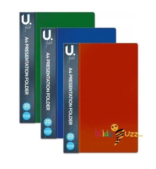 A4 Presentation Folder Assorted Colours